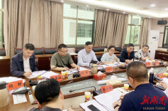 省国动办侯建斌一行调研郴州国防动员工作