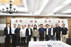 杨步亭、张光北一行来访马栏山视频文创园