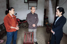 蒋春艳走访慰问困难残疾人