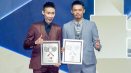 林丹、李宗伟入选世界羽联名人堂仪式举行