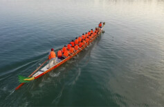 “永州陆港杯”2023年中国龙舟公开赛（湖南·永州站）龙舟队伍集结备战 赛前训练热火朝天