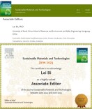 南华大学毕磊教授担任国际知名期刊副主编