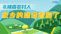 政策简读丨@湖南农村人 家乡的建设看你了
