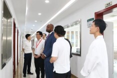 非洲大陆自贸区秘书处代表团考察省茶业集团