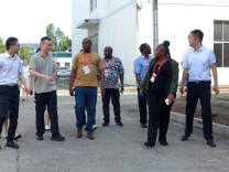 第三届中非贸易博览会肯尼亚代表团到湘益茯茶参观考察