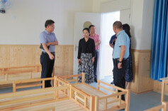 蒋春艳调研教体系统项目建设情况