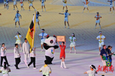 让世界见证中国大学生的精彩 “小青椒”湘妹子陈丽媛绽放大运会开幕式