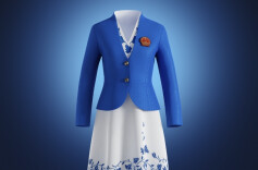 杭州亚运会中国代表团礼服发布