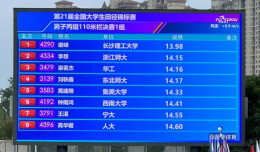 13秒98！这位长理“飞人”勇夺全国冠军