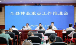 全县林业重点工作推进会召开