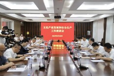 明晰体制机制 聚焦主责主业 全面融入市场 彭华松陈澎调研文化产业发展和安全生产工作