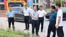 田刚调研督导70周年县庆重点项目建设工作