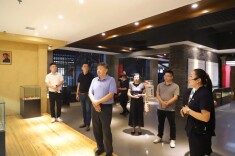 海南南山茶业研究院茶友一行到白沙溪考察调研