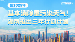 政策简读丨到2025年基本消除重污染天气！湖南推出三年行动计划