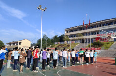 临湘横铺中学开展“九·一八”爱国主题暨紧急疏散演练安全教育