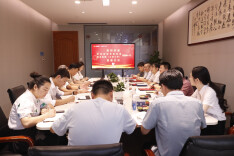 新钢集团到访大汉电商