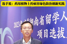 选手说｜药用植物土传病害“绿色防治”