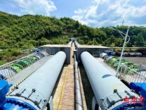 长沙引水工程输水管道余压发电量突破1000万度！