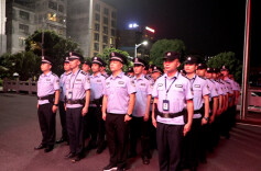 江华公安局吹响“中秋国庆”双节安保集结号