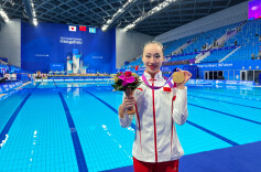 杭州亚运会·亚运湘军︱花游金牌得主张雅怡：希望巴黎见证完美