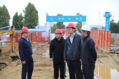 决战四季度 决胜全年度 园区领导带队检查项目建设和安全生产工作