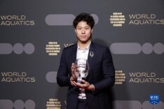 覃海洋荣膺世界泳联年度最佳游泳运动员