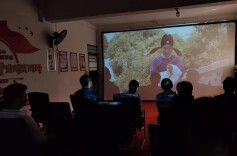 岳阳市首个农村公益电影固定放映示范点在临湘市启用