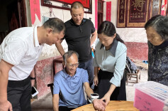 临湘市詹桥镇：慰问老兵暖心间 关怀在前迎新冬