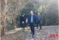 彭伟开展巡林、巡湖工作