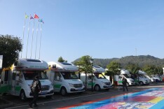 130台房车出发！“约你游2023房车延安行”活动正式发车