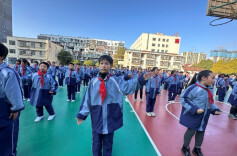 怀化市正清路小学开展体育节之阳光大课间比赛