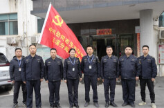 岳阳市生态环境局云溪分局开展青年突击执法活动