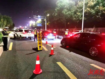 常德公安交警“冬季攻势”严打酒驾醉驾