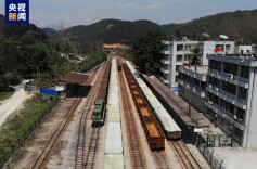 中越米轨中亚班列开行突破4200列 运输跨境货物超168万吨