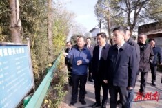 守水有责  湘潭政法委在列雁金河流域开展巡河检查