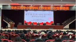 冷水江市中小学学科工作室开展第二次集中主题研修活动
