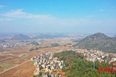 湖南新田：古村冬日色彩斑斓