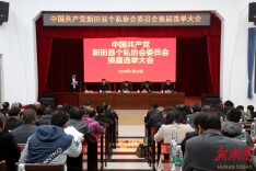 新田县个私协会党委换届选举大会召开