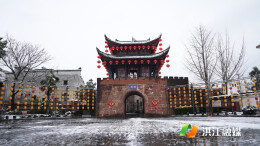 洪江市：雪落古城 风景美如画