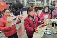 桃矿街道：迎新纳福送春联  “扫黄打非”进万家