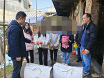 新田：暖心救助 让群众在最困难时感受到党和政府的温暖