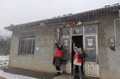 云溪区路口镇：鏖战风雪 写一份温情答卷