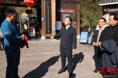 大年初二，田刚督导检查春节期间旅游景区安全生产工作