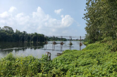 湖南省河湖管理典型案例丨湘潭县涓水河废弃人行钢索桥碍洪存量“四乱”问题整治案