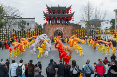 群龙齐舞同贺新春  洪江举办2024非遗民俗展演暨新春舞龙大荟