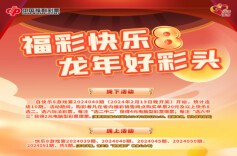 “福彩快乐8 龙年好彩头”活动快乐来袭
