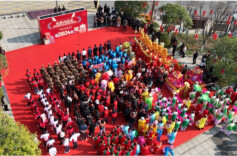 松杨湖街道举办传统民俗大游行展示展演