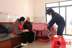 新田消防关爱独居老人  “敲门入户”送平安