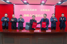 云溪区与岳农集团举行战略合作签约仪式
