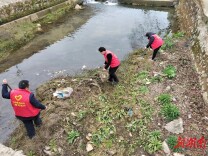 新田县石羊镇：加强自检自查 河道保洁再提升